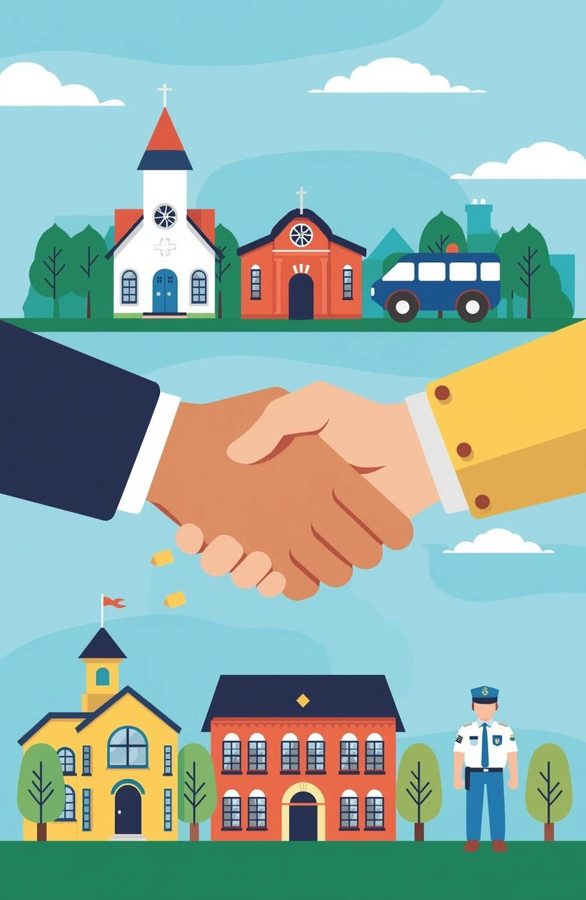 Recovered illustration for Community partnerships